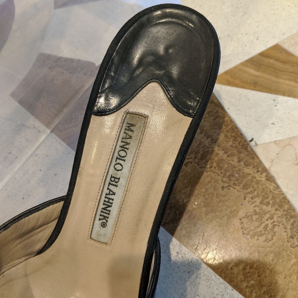 Manolo Blahnik mules